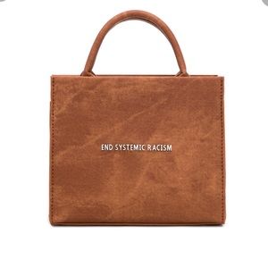Brandon Blackwood New York END SYSTEMIC RACISM bag